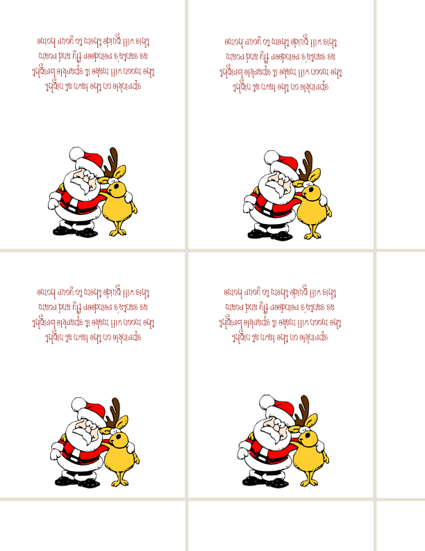 Reindeer Food Bags - Magic Reindeer Dust - Free Poem Printable Tags