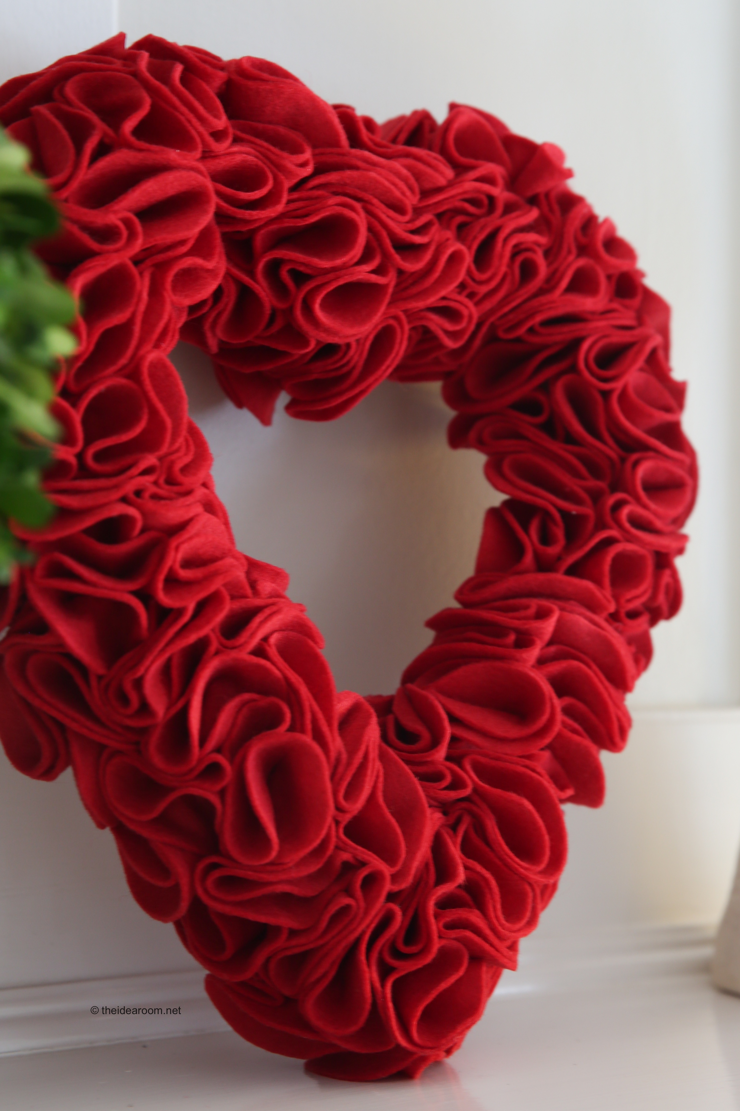 Valentine {Ribbon} Wreath - Shes {kinda} Crafty