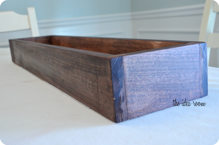 DIY Wood Box Centerpiece