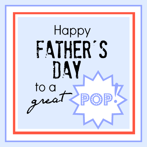 Father's Day POP tag - The Idea Room