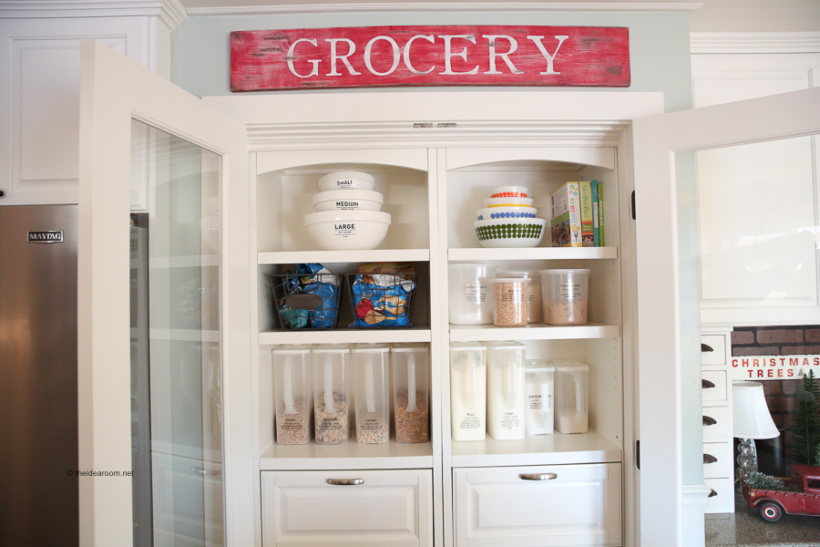 How To Organize a Pull Out Pantry - Robyn Johanna