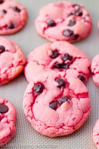 self proclaimed foodie strawberry chocolate chip cookies