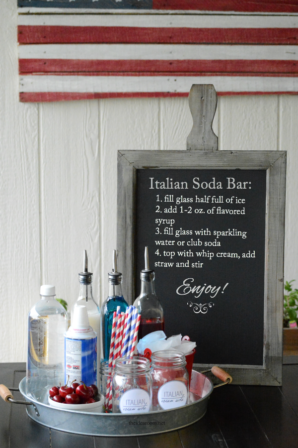 Italian soda Bar Instructions