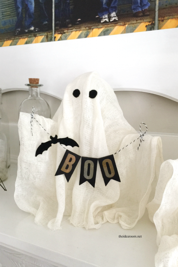 DIY Halloween Ghosts - The Idea Room