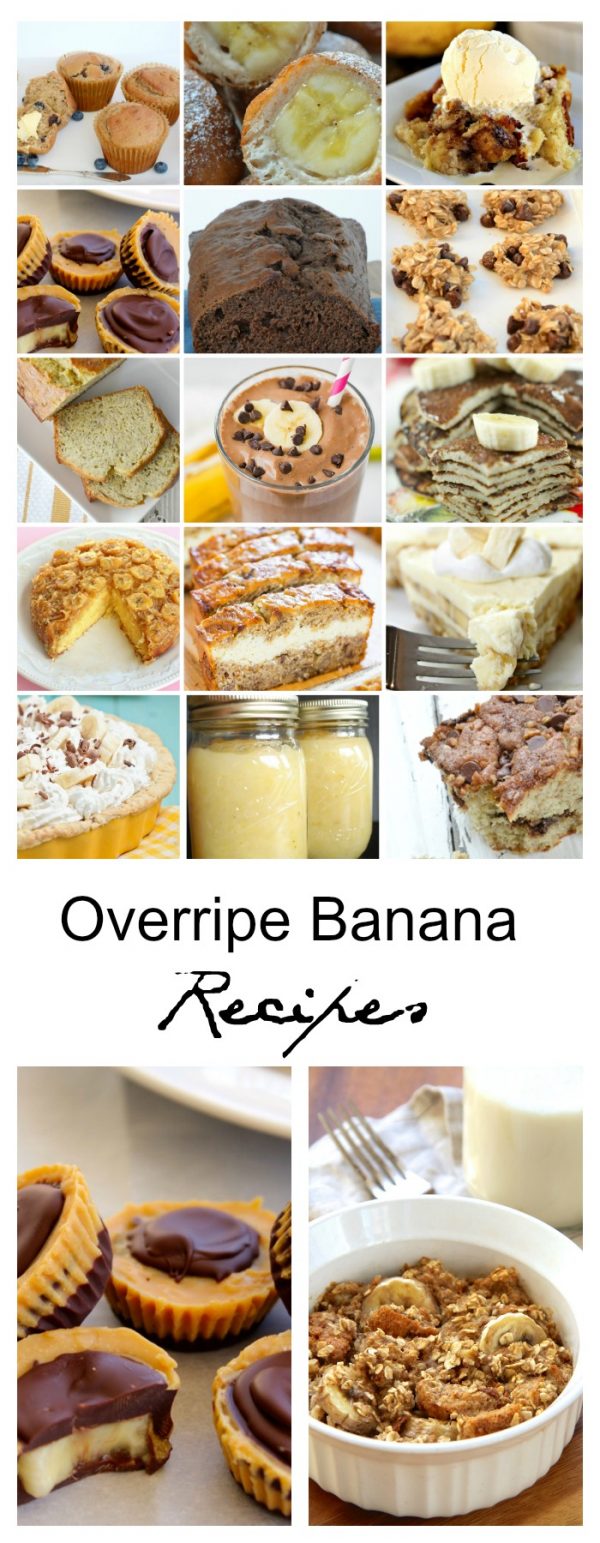 Overripe-Banana-Recipes-Pin - The Idea Room