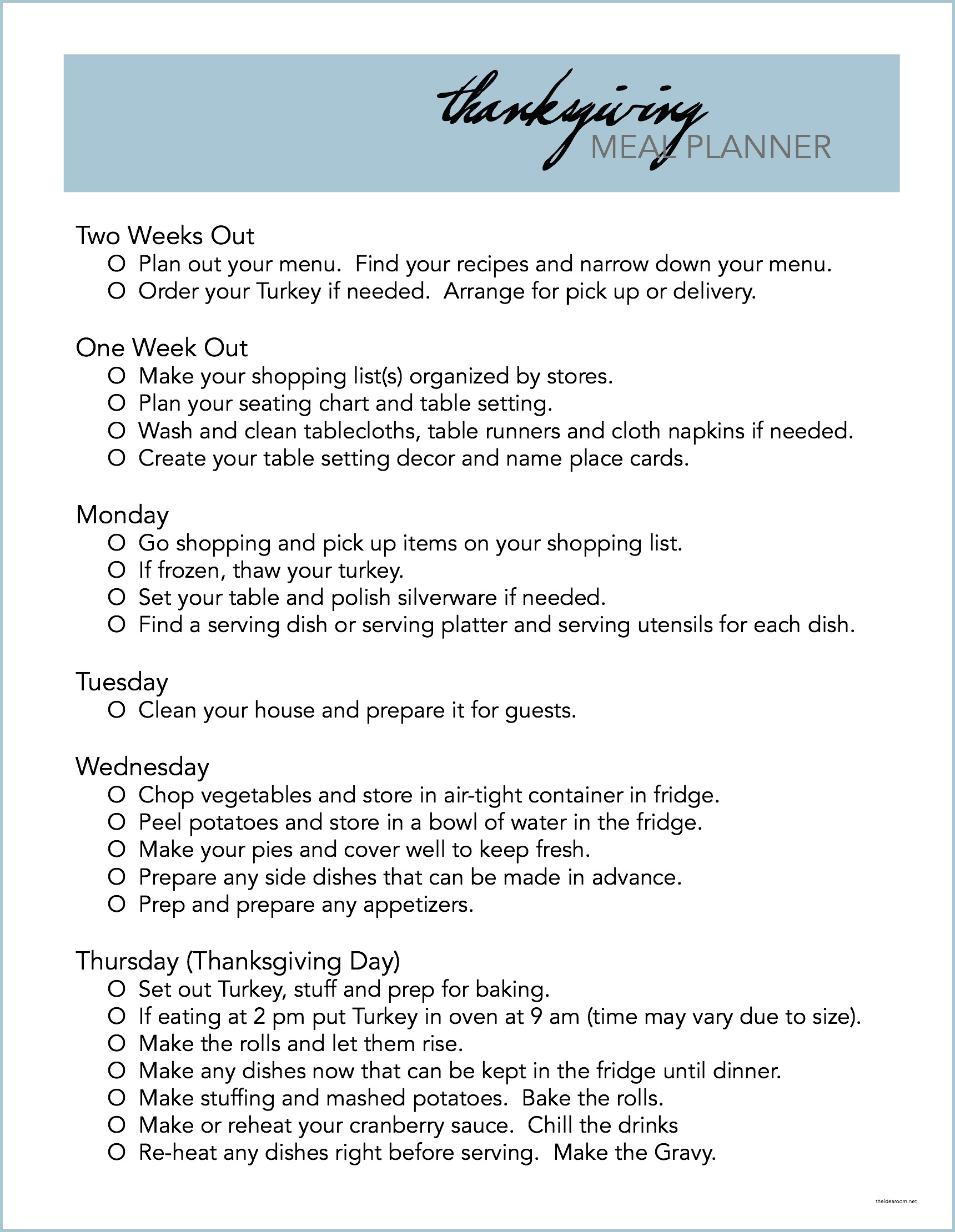 free printable thanksgiving meal planner