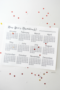 New Year s Eve Resolutions Printable Calendars The Idea Room