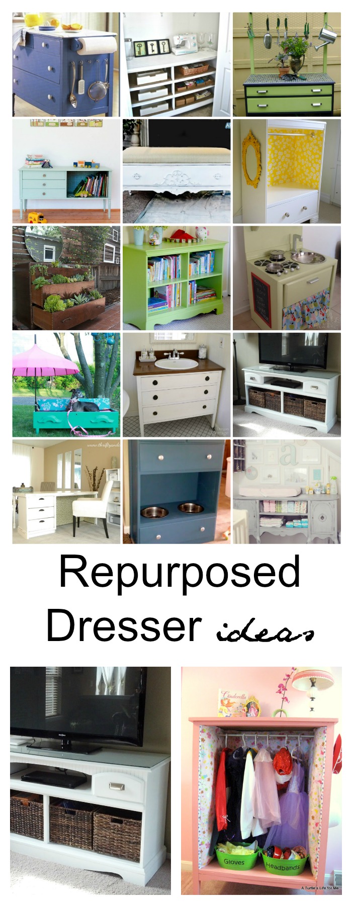 Repurposed Dresser Ideas The Idea Room
