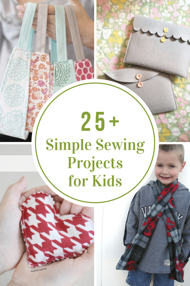 Sewing for preschoolers. Kids learn to sew. Sewing crafts for kids