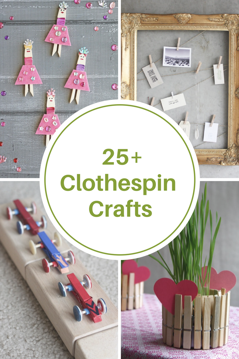 The Best Clothespin Crafts for Adults and Kids - The Idea Room