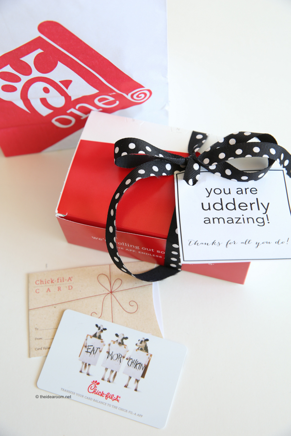 Chick-fil-a Gift Tags