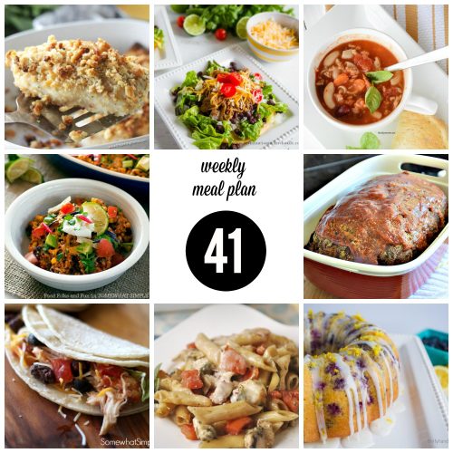 Weekly Meal Plan #41 - The Idea Room