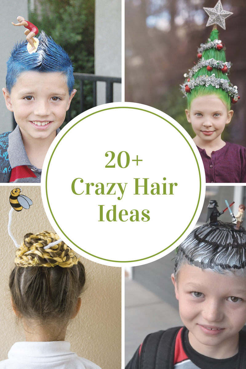 Quick And Easy Crazy Hair Day Ideas