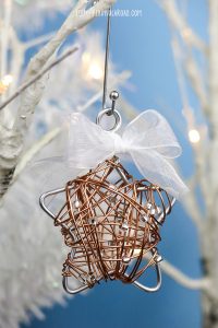 Wire-Wrapped Star Christmas Ornaments - The Idea Room