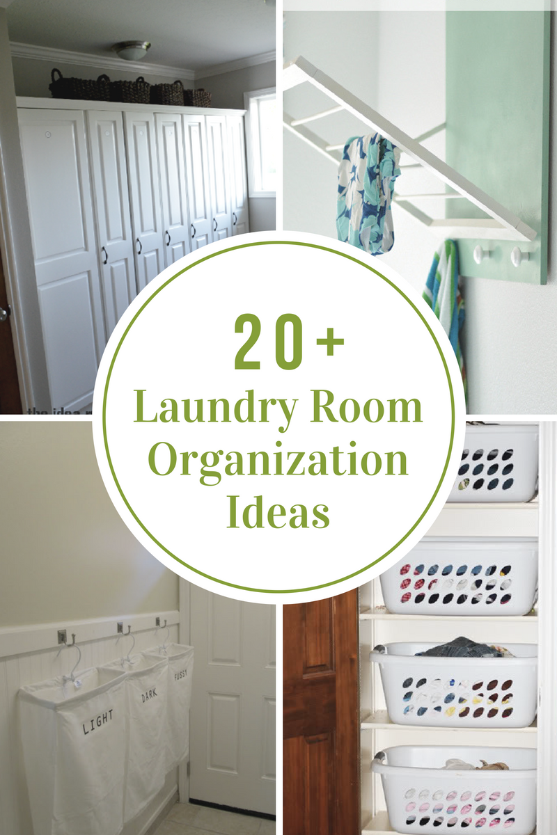 diy laundry room organization
