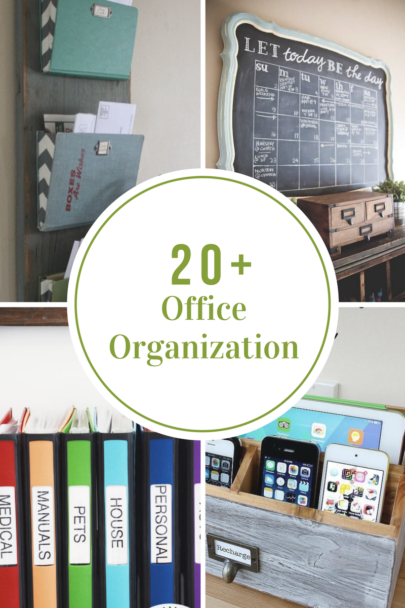 20 Amazing Office Organization Ideas - Plan to Organize