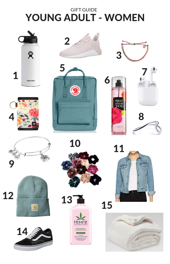 Gift Guide for Young Adults - Women 