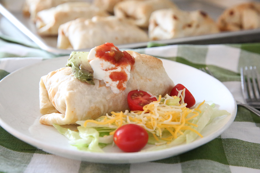 The BEST Baked chimichangas - in just 6 simple steps