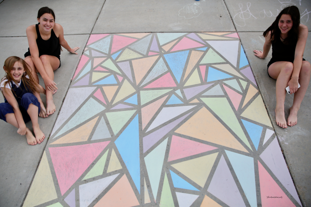 Easy Sidewalk Chalk Drawings