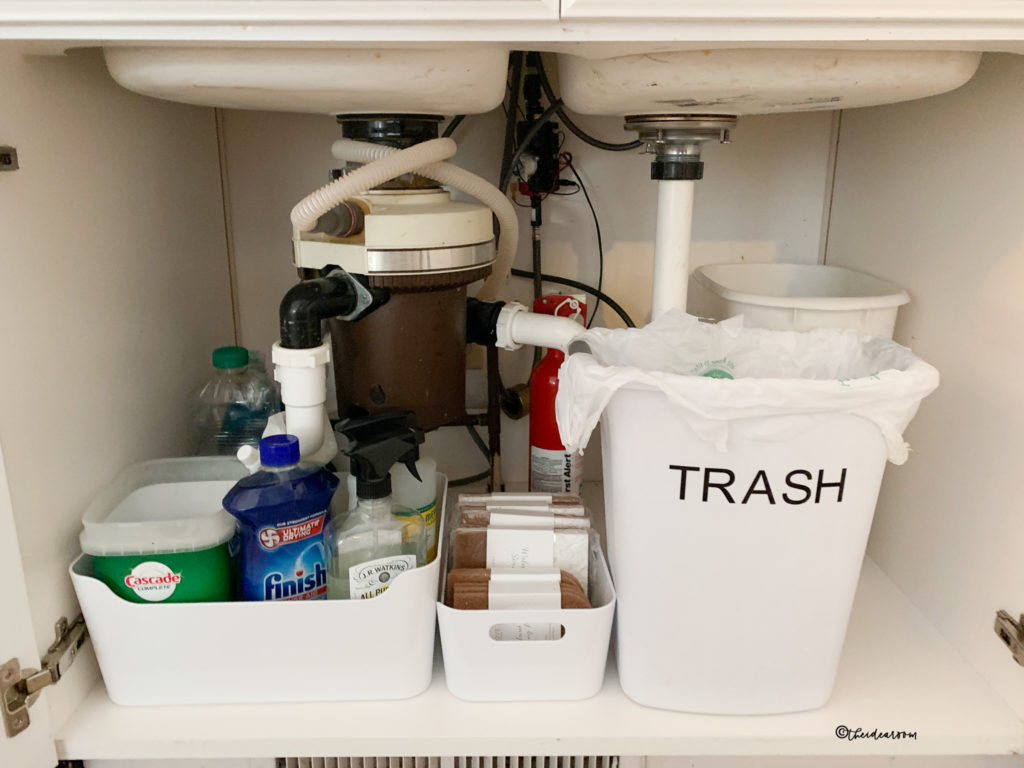 Under Kitchen Sink Organizers and Organizing Ideas - Clean and