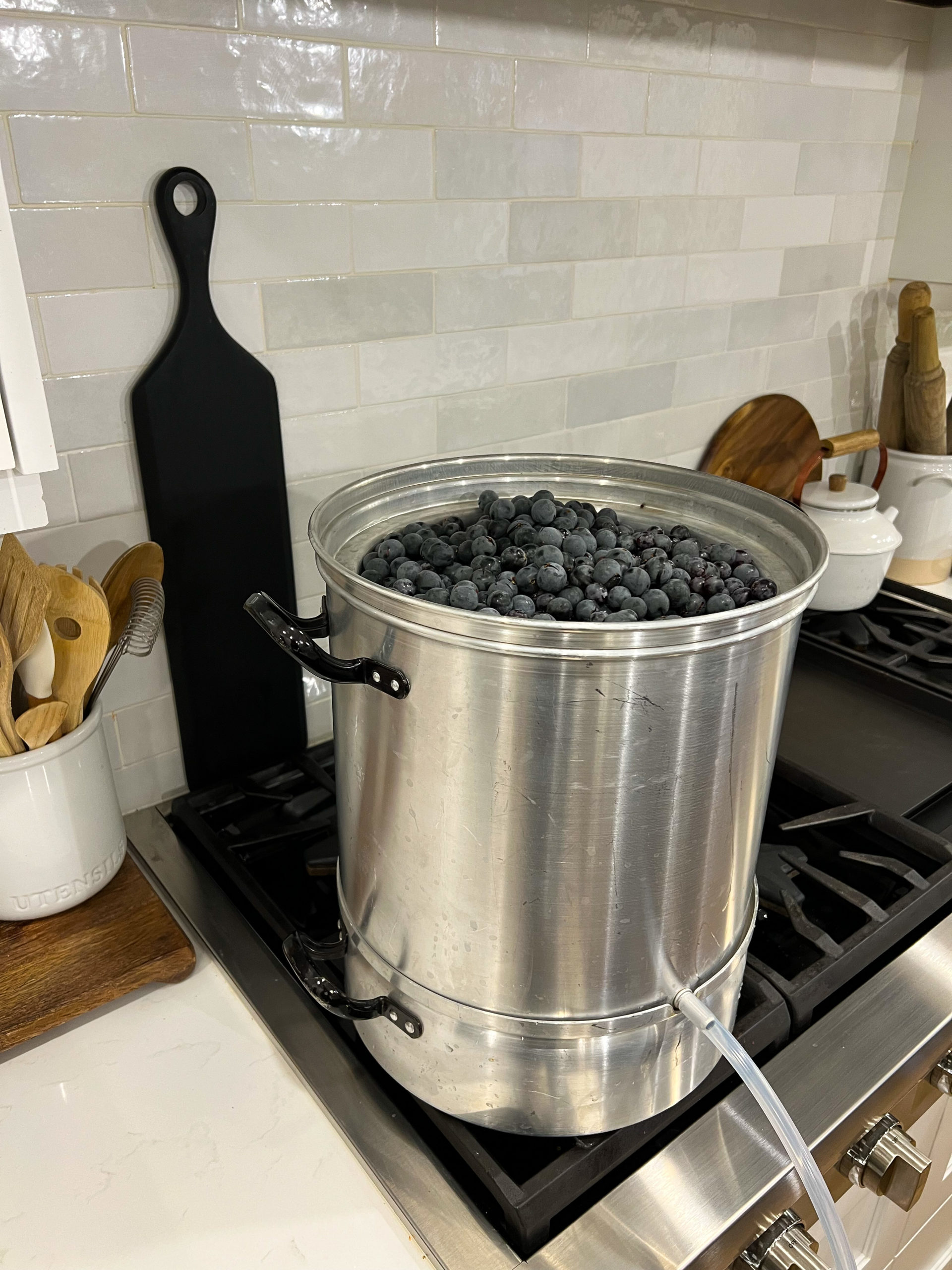 Grape Juice made with a steam juicer